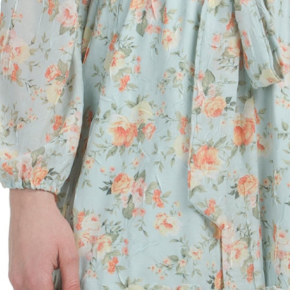 JOIE Chiffon Ruffle Tiered Mini Dress - Picture 5 of 6